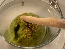 An incredibly great guacamole, of all things, as a welcome dish at the Parador in Cuenca