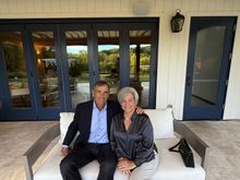 Here we are at my favorite restaurant - French of course 