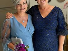 My friend of 40 years, bride’s godmother, wedding officiant 