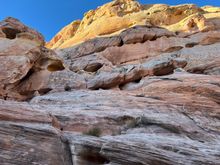 lots of this rock formation pattern.