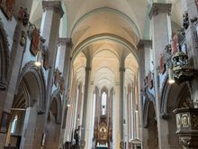 The nave of the Black Church in Brasov