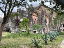 The remains of a hennequen factory.