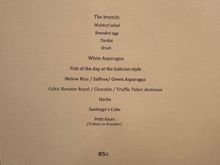This is the shorter of the two tasting menus; we do not normally prefer tasting menus--an endless parade of dishes--far too many disparate tastes and far too much food, and often, far too expensive.  This was different and we LOVED it....