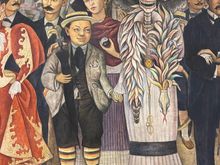 The Catrina, "little" Diego and Frida