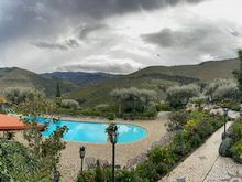 The panoramic view from our terrace - I'm afraid we're never leaving!