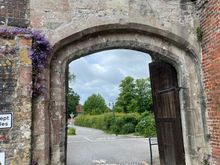 Entering the Cathedral Close through the Harnham Gate