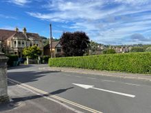 This is the view from our stoop.  As we will find out Bath is very hilly, you can see a lot of houses in the back right.