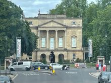 The Holburne Museum at the end of Pulteney Street.  This Lady Danbury's house in Bridgerton.  I have to say I was a fan of Bridgerton to see the styles and buildings and to try to imagine that time.