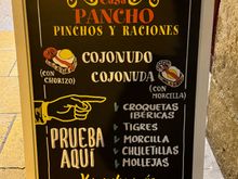 Two classic Burgos tapas