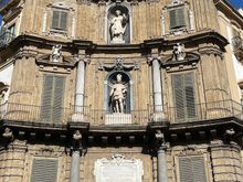 One of the four corners.
