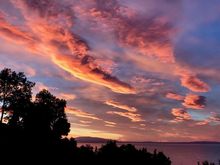 Sunset at Lago Villarica