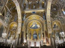 We saw some amazing mosaics in Palermo - including these at Palazzo Reale/Palazzo dei Normanni. And we didn't even make it to Monreale (sadly). 