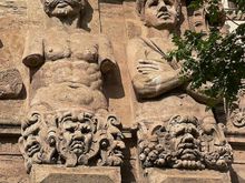 Detail on the Porta Nuova