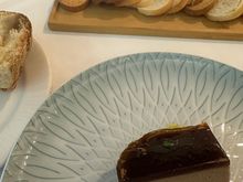 Amuse of a scrumptious pate of pigeon and chicken. Sublime