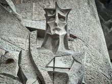 I love the emotion of the sculptures on the Passion Facade