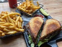 For Sassy, we had some excellent fries for a late lunch yesterday. 