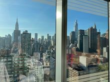 This was the view out my brother's window at the NYC hospital. It was the same hospital my older daughter was born in and I had the same beautiful bright view on the morning of her birth.