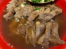 Classic braised beef brisket noodle soup 