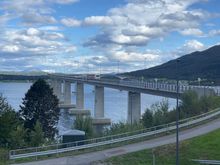 Beautiful bridge connecting the towns