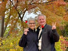 Koreans (and Japanese) typically give the V sign when being photographed. But it’s meant as a way to say “hi”. So when in Rome…..