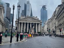 London in the rain. (I’m done now Percy). 