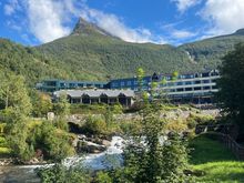 Grand Union hotel on the hill