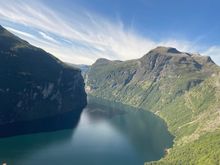 Beautiful fjord view