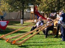 Some entertainment near the cheese factory 