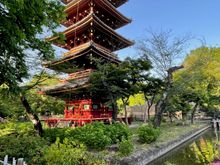 A little 5 story pagoda at the shrine