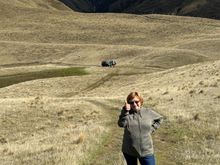 Alone on the alpine meadow - no tour buses; no souvenir shops