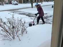 It was only 7 inches of snow mixed with lots of frozen sleet.