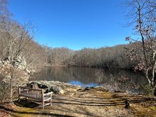 I spent some time in contemplation here. Cold but sunny day. 