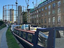 Approaching the construction site for a large new residential/commercial development