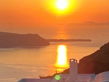 Sunset from Blue Dolphins Apartments!