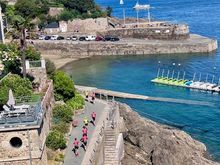 Race along the Promenade during Dinard Triathlon