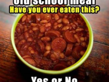 I think this is wieners and beans