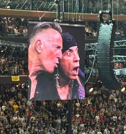 So funny to see what’s captured on the jumbotron