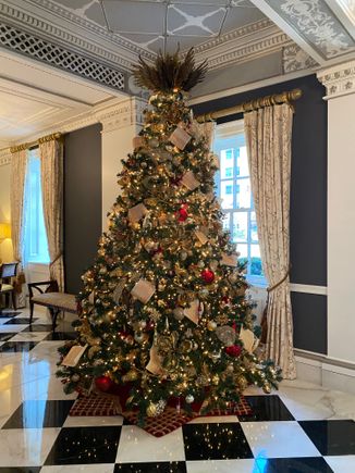 From our hotel lobby. 