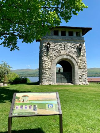 Victory tower erected in 1883 to commemorate the 100th anniversary of the successful revolutionary war, on the grounds of Washington’s HQ.