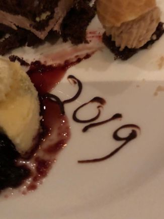 
All super delicious, amuse boche was salmon and caviar on rye,  I had the salad with pears and mixed greens, also very good.  Lovely dinner, fam requested sitting on the dock of the bay repeatedly from jazz band playing for dinner, singalongs in our corner were enthusiastic!