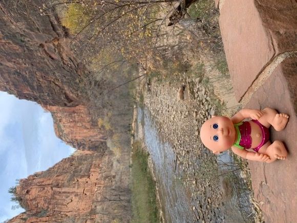 My little wanted me to carry her baby.  So I had to get some pictures for her.😂