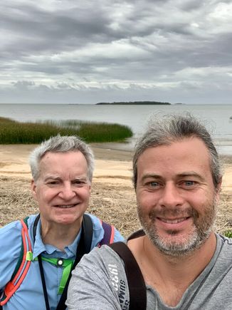 Rafa and me birding. Got some good shots!