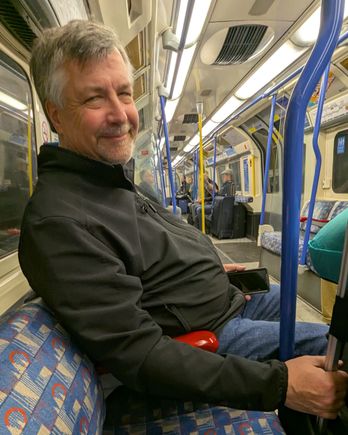 First ride on the tube this trip