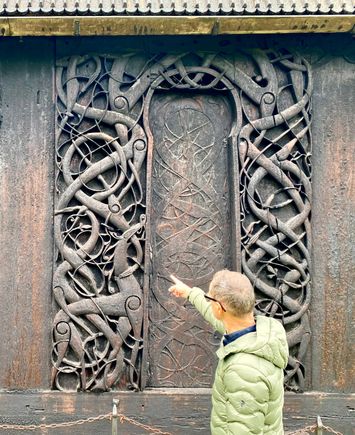 Urnes Stave Church detail 