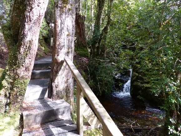 Getting higher, a few little waterfalls