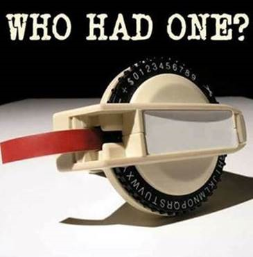 When you had yo label  an item or name