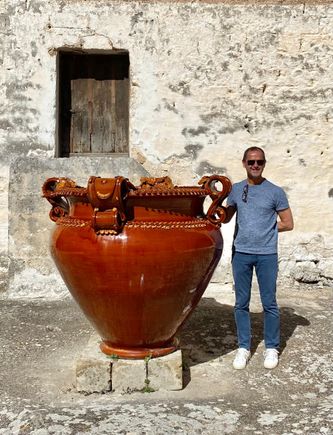 I though we had a lot of pot in California, but Grottaglie has us beat!