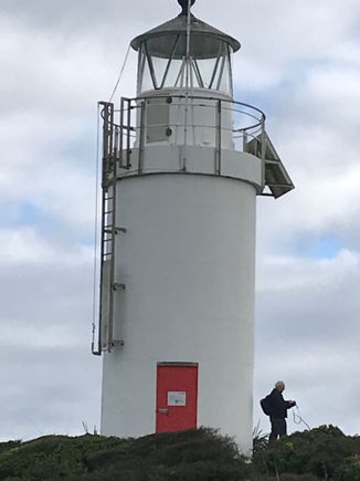 Warren at lighthouse 