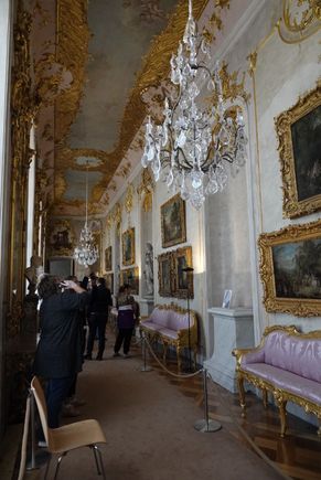 Front hall in palace 