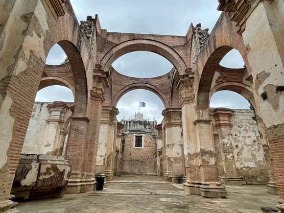 Ruins inside of Antigua.